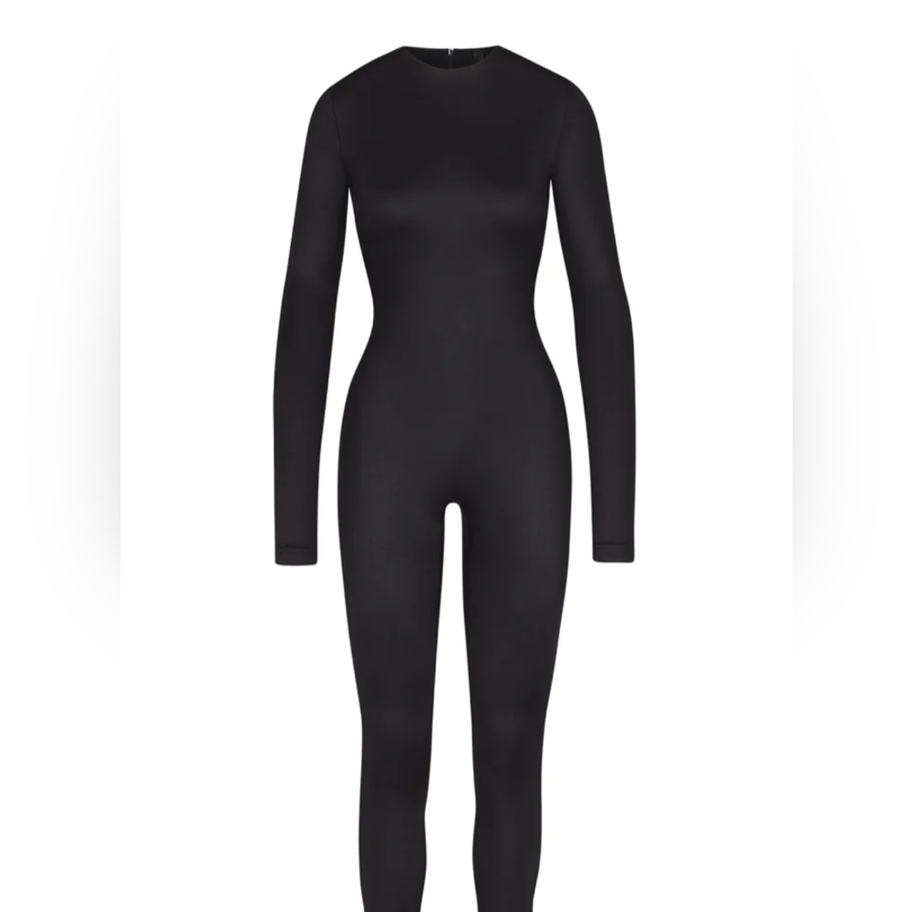 All in one shine crew neck long sleeve onesie.